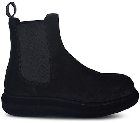Alexander McQueen Chelsea Boot 'Black Velvet' 625181WHXKB1000 Order Alexander McQueen Chelsea Boot 'Black Velvet' 625181WHXKB1000