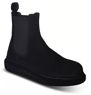 Alexander McQueen Chelsea Boot 'Black Velvet' 625181WHXKB1000 Lookbook Alexander McQueen Chelsea Boot 'Black Velvet' 625181WHXKB1000