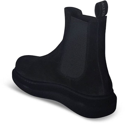 Alexander McQueen Chelsea Boot 'Black Velvet' 625181WHXKB1000 Shop Alexander McQueen Chelsea Boot 'Black Velvet' 625181WHXKB1000