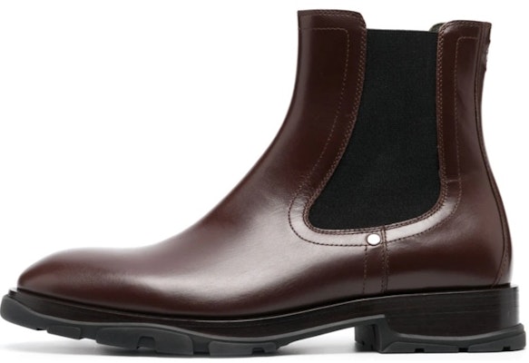 Alexander McQueen Chelsea Boot 'Chocolate Leather' 728257WHSWP2108 Buy Alexander McQueen Chelsea Boot 'Chocolate Leather' 728257WHSWP2108