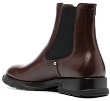 Lookbook Botas Chelsea Alexander McQueen 'Cuero Chocolate' 728257WHSWP2108