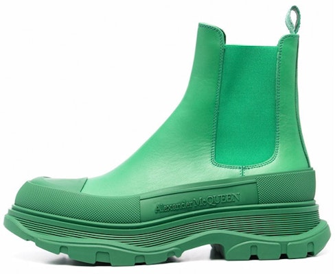 Alexander McQueen Chelsea Boot 'Green Smooth Leather' 634617WHZ613117 Buy Alexander McQueen Chelsea Boot 'Green Smooth Leather' 634617WHZ613117