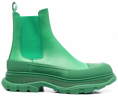 Alexander McQueen Chelsea Boot 'Green Smooth Leather' 634617WHZ613117 Order Alexander McQueen Chelsea Boot 'Green Smooth Leather' 634617WHZ613117