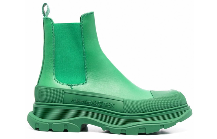 Order Alexander McQueen Chelsea Boot 'Green Smooth Leather' 634617WHZ613117
