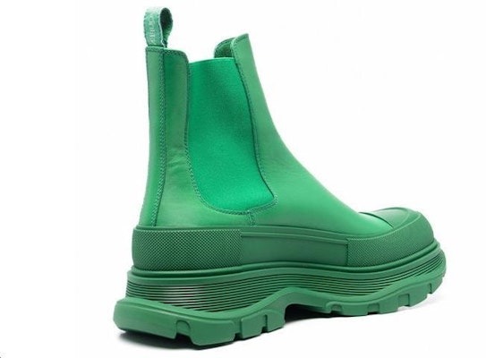 Alexander McQueen Chelsea Boot 'Green Smooth Leather' 634617WHZ613117 Shop Alexander McQueen Chelsea Boot 'Green Smooth Leather' 634617WHZ613117