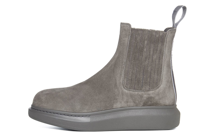 Alexander McQueen Chelsea Boot 'Grey Suede' 688533WIA571517