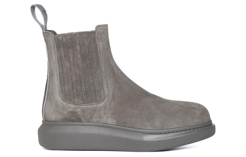 Order 亚历山大·麦昆切尔西靴 '灰绒面革' 688533WIA571517