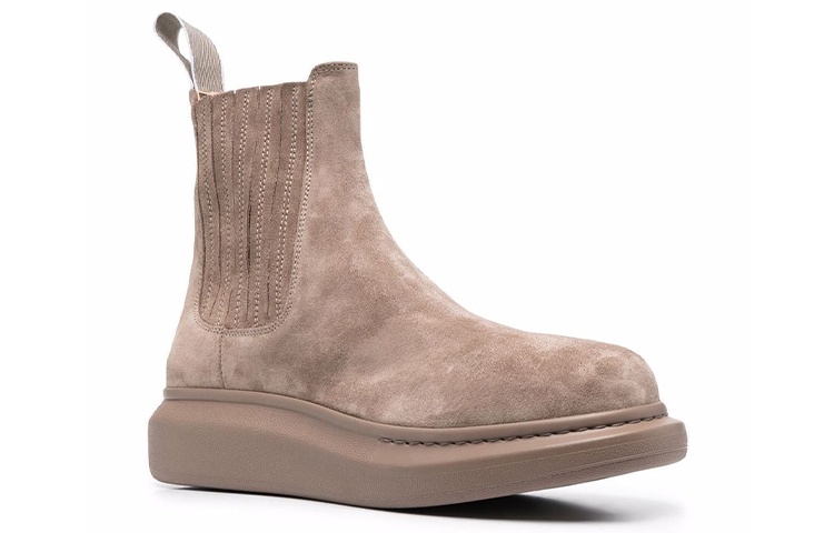 Order Alexander McQueen Chelsea Boot 'Khaki' Pria Terbaru 688533WIA571809