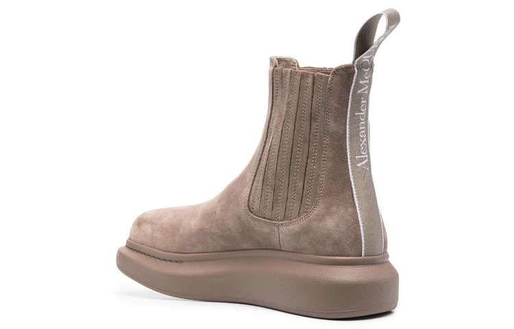 Lookbook Alexander McQueen Chelsea Boot 'Khaki' Pria Terbaru 688533WIA571809