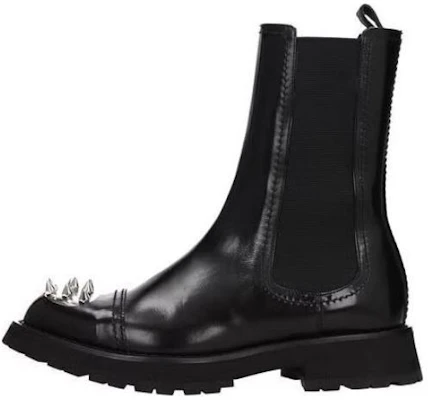 Alexander McQueen Botas Chelsea 'Cuero con Tachuelas Negras' 705082WIC641081 Buy Alexander McQueen Botas Chelsea 'Cuero con Tachuelas Negras' 705082WIC641081