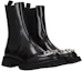 Lookbook Alexander McQueen Botas Chelsea 'Cuero con Tachuelas Negras' 705082WIC641081