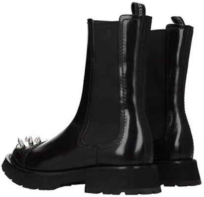 Alexander McQueen Botas Chelsea 'Cuero con Tachuelas Negras' 705082WIC641081 Shop Alexander McQueen Botas Chelsea 'Cuero con Tachuelas Negras' 705082WIC641081