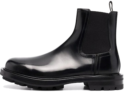 アレキサンダー・マックイーン オールブラック チェルシーブーツ 683568WHZ841000 Buy アレキサンダー・マックイーン オールブラック チェルシーブーツ 683568WHZ841000