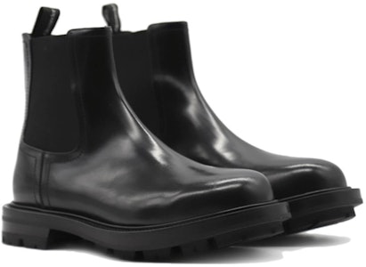 アレキサンダー・マックイーン オールブラック チェルシーブーツ 683568WHZ841000 Lookbook アレキサンダー・マックイーン オールブラック チェルシーブーツ 683568WHZ841000