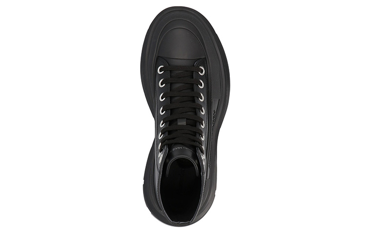 Alexander McQueen Chunky High-top Sneakers 'Black' 圖 2