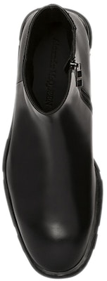 Alexander McQueen Half Leather Boot 'Black' 682816WHFLE1000 Purchase Alexander McQueen Half Leather Boot 'Black' 682816WHFLE1000