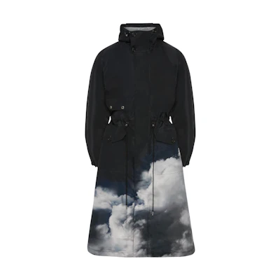 Alexander McQueen Cloud Gradient Print Hooded Windbreaker Jacket Men’s 704770QTR804015