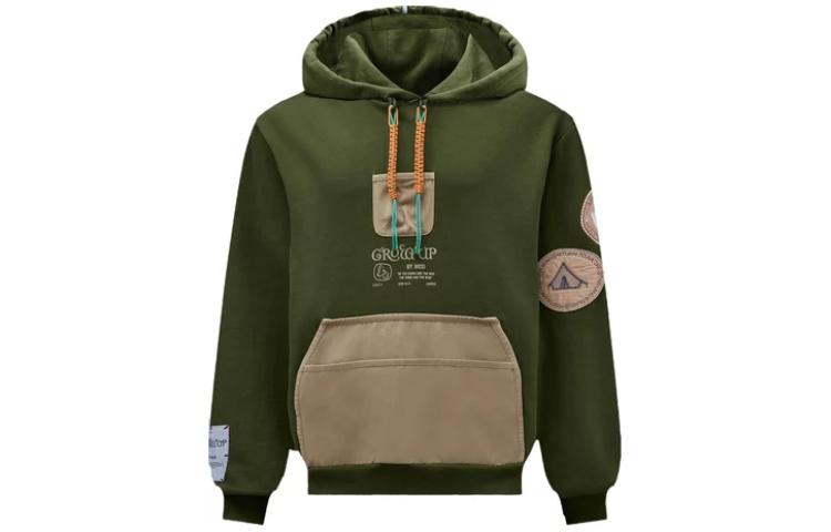 Alexander McQueen Colorblock Sweatshirt Dark Green 669495-RST55-3004