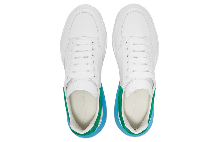 Shop Alexander McQueen Court 'Emerald Splice' 634618WIA979454