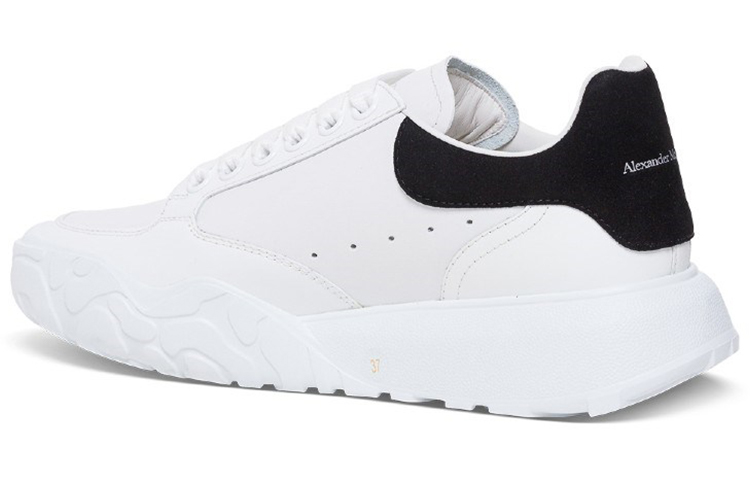 Shop アレキサンダー・マックイーン コート『ホワイト ブラック』634619WIA9A9061 634619WIA9A9061