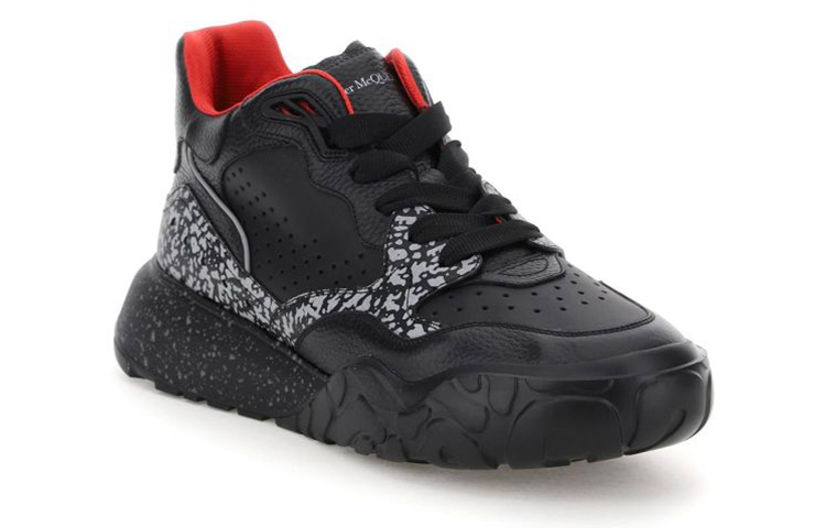 Order 알렉산더 맥퀸 코트 로우 '블랙 패션 스트랩' 711135WIAAF1589