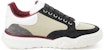 Alexander McQueen Court Paneled Low-Top Sneakers 'Beige White Red' 750365W4WL12129