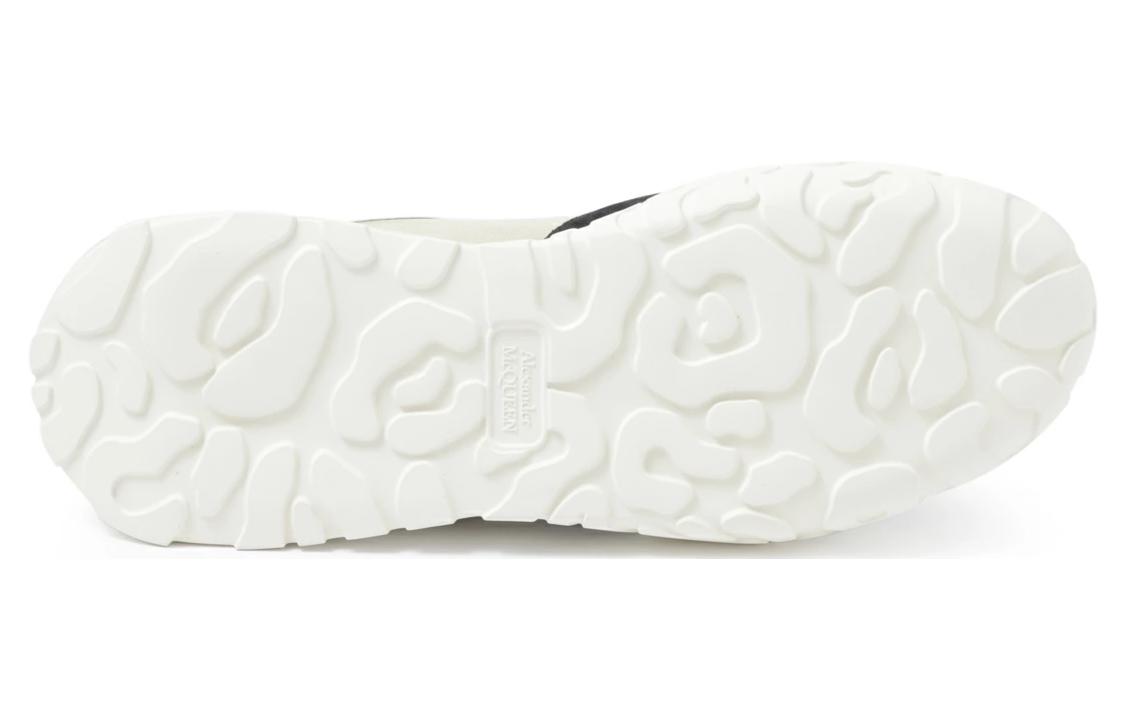 Shop アレキサンダー・マックイーン コートパネルロートップスニーカー 'ベージュホワイトレッド' 750365W4WL12129 750365W4WL12129