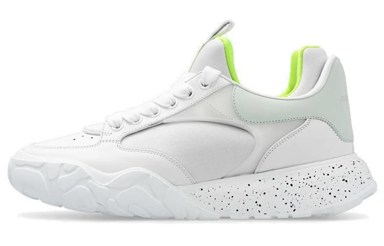 Alexander McQueen Court Tech Trainer 'White Green' 727366-WIAAT-8925