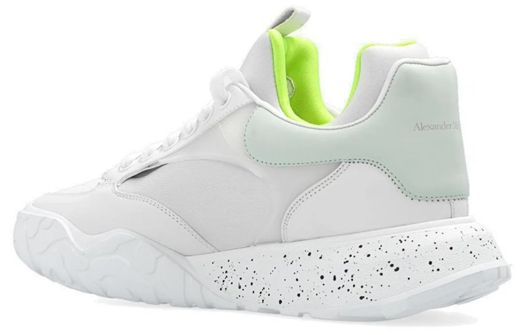 Lookbook Alexander McQueen Court Tech Trainer ''Wit Groen'' 727366-WIAAT-8925