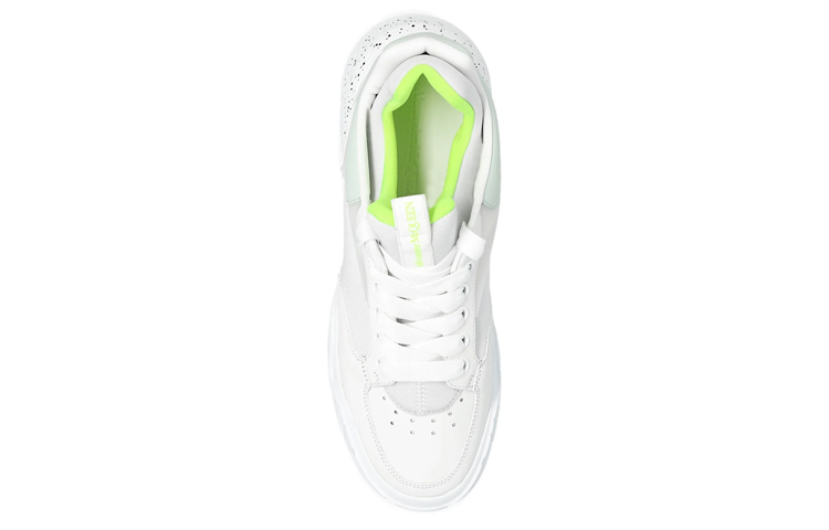 Shop Alexander McQueen Court Tech Trainer ''Wit Groen'' 727366-WIAAT-8925