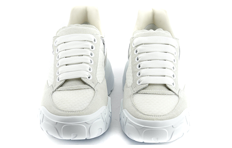 Shop Alexander McQueen Court Trainer 'Beige Blanco' 662662W4QH19340