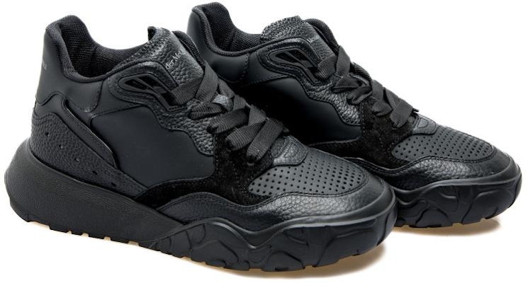 Alexander McQueen Court Trainer 'Black Leather' 705121WICDE1081 Purchase Alexander McQueen Court Trainer 'Black Leather' 705121WICDE1081