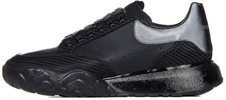 Alexander McQueen Court Trainer 'Black Low-Top' 735785WID6E1000 Alexander McQueen Court Trainer 'Black Low-Top' 735785WID6E1000
