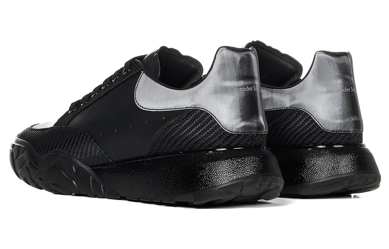 Lookbook Alexander McQueen Court Trainer 'Black Low-Top' 735785WID6E1000