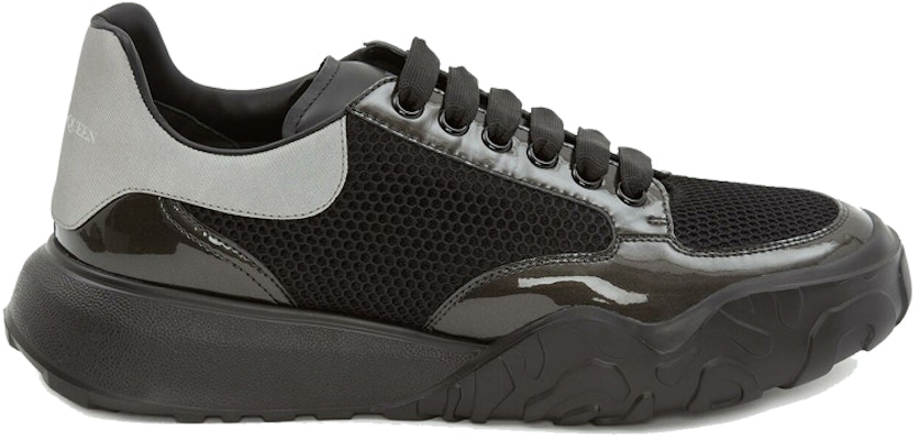 Alexander McQueen Court Trainer 'Black Nappa Leather' 645889W4P411069 Order Alexander McQueen Court Trainer 'Black Nappa Leather' 645889W4P411069