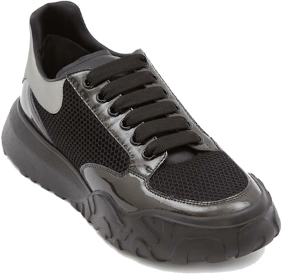 Alexander McQueen Court Trainer 'Black Nappa Leather' 645889W4P411069 Lookbook Alexander McQueen Court Trainer 'Black Nappa Leather' 645889W4P411069