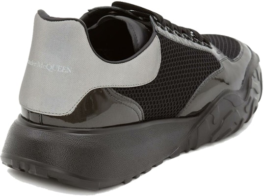 Alexander McQueen Court Trainer 'Black Nappa Leather' 645889W4P411069 Shop Alexander McQueen Court Trainer 'Black Nappa Leather' 645889W4P411069