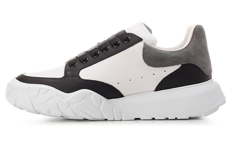 Alexander McQueen Court Trainer 'Black White Arctic Grey' 705117-WICD8-9882