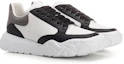 Lookbook Alexander McQueen Court Trainer 'Hitam Putih Arctic Kelabu' 705117-WICD8-9882