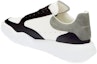 Shop Alexander McQueen Court Trainer 'Hitam Putih Arctic Kelabu' 705117-WICD8-9882