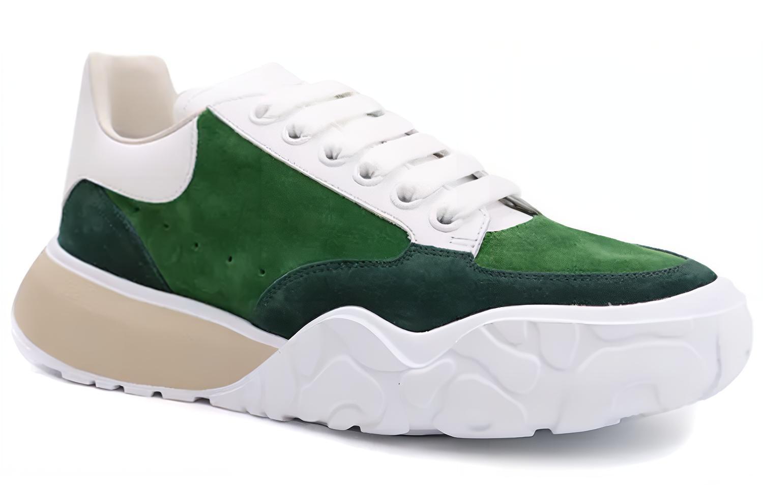 Lookbook Alexander McQueen Baskets Court ''Vert'' 634618WHWJA3733