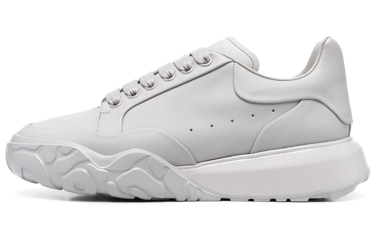 Alexander McQueen Court Trainer 'Grey Leather' 705182WICD31805
