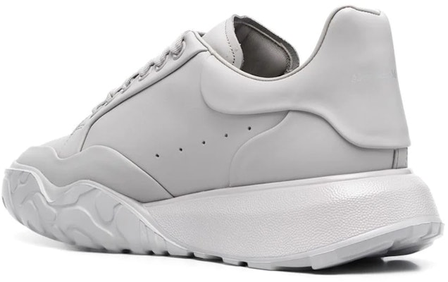 Alexander McQueen Court Trainer 'Grey Leather' 705182WICD31805 Shop Alexander McQueen Court Trainer 'Grey Leather' 705182WICD31805