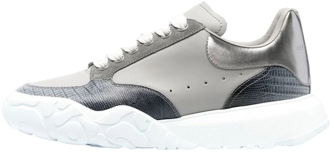 알렉산더 맥퀸 그레이 가죽 코트 트레이너 711132WIAABGREY Buy 알렉산더 맥퀸 그레이 가죽 코트 트레이너 711132WIAABGREY