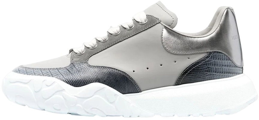 Alexander McQueen Court Trainer 'Grey Leather' 711132WIAABGREY Buy Alexander McQueen Court Trainer 'Grey Leather' 711132WIAABGREY