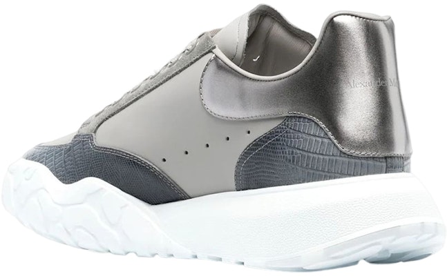 Alexander McQueen Court Trainer 'Grey Leather' 711132WIAABGREY Shop Alexander McQueen Court Trainer 'Grey Leather' 711132WIAABGREY