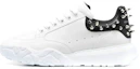 Buy Alexander McQueen Court Trainer ''Borchiato - Bianco Nero'' 705808WICD59089