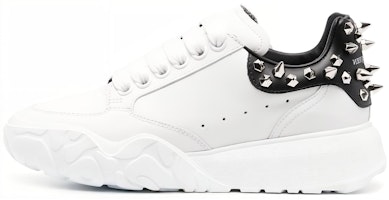 Alexander McQueen Court Trainer 'Studded - White Black' 708081-WICD5-9089 Alexander McQueen Court Trainer 'Studded - White Black' 708081-WICD5-9089