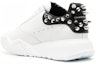 Lookbook Alexander McQueen Kasut Sukan 'Bertatah - Putih Hitam' 708081-WICD5-9089