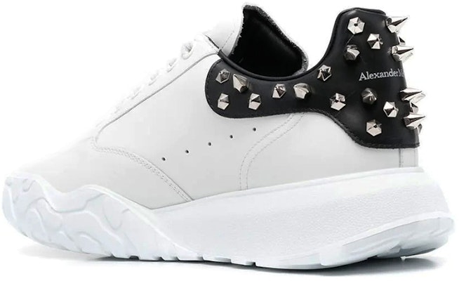 알렉산더 맥퀸 스터드 화이트 블랙 코트 트레이너 705808WICD59089 Lookbook 알렉산더 맥퀸 스터드 화이트 블랙 코트 트레이너 705808WICD59089
